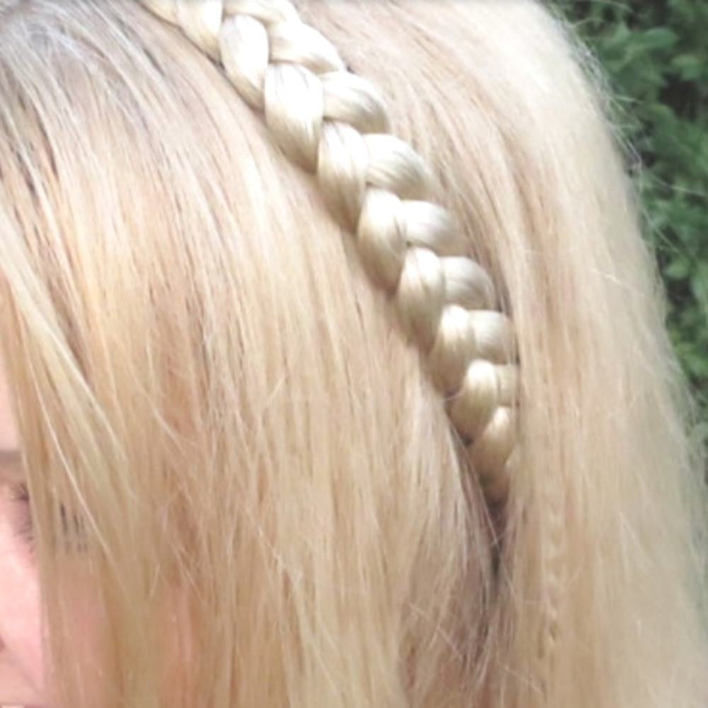 Magic Tribal Hair Braided Headband Extra Light Blonde